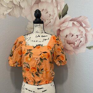 Ann Taylor Petite Criss Cross Back Cropped Top